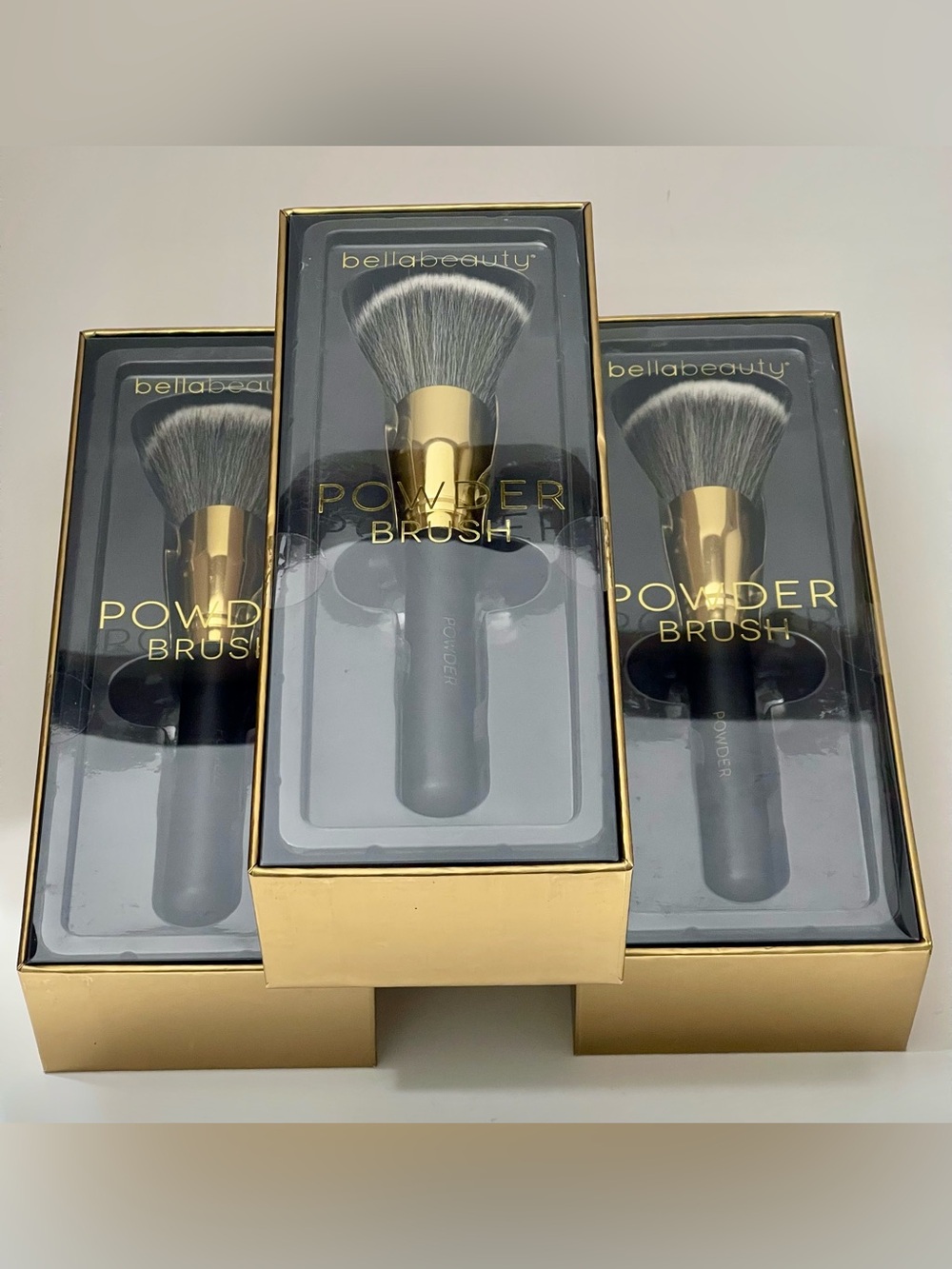 Bulk Lot of 3 Brand New Bella Beauty Powder Brushes